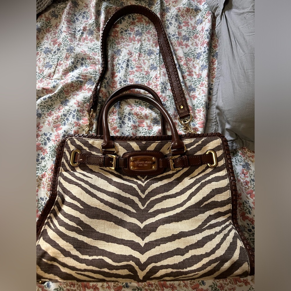Zebra print Michael Kors purse